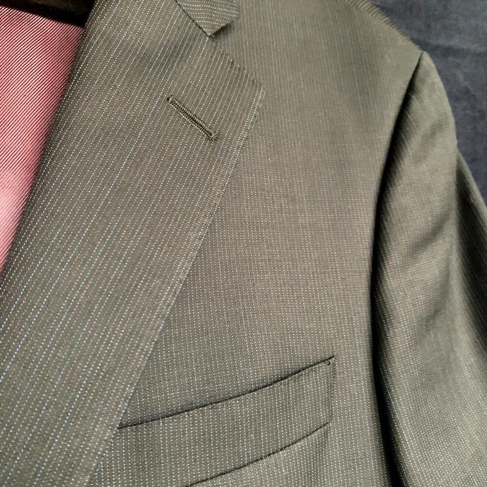 Samuelsohn SB Gable Sport Coat Jacket 42R Super 120's Wool Union Made in Canada